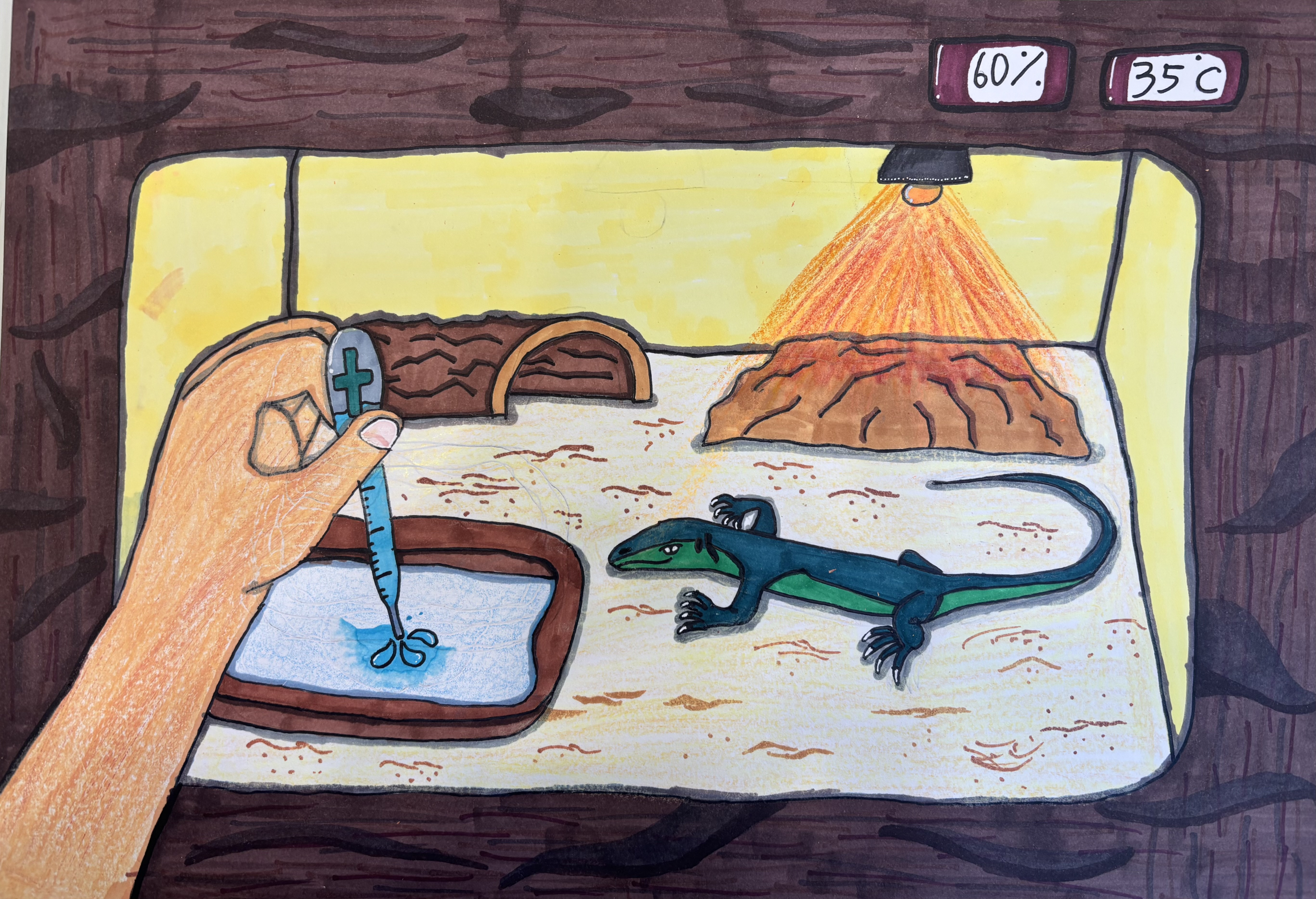 도마뱀도 약을 먹어야 해요 썸네일