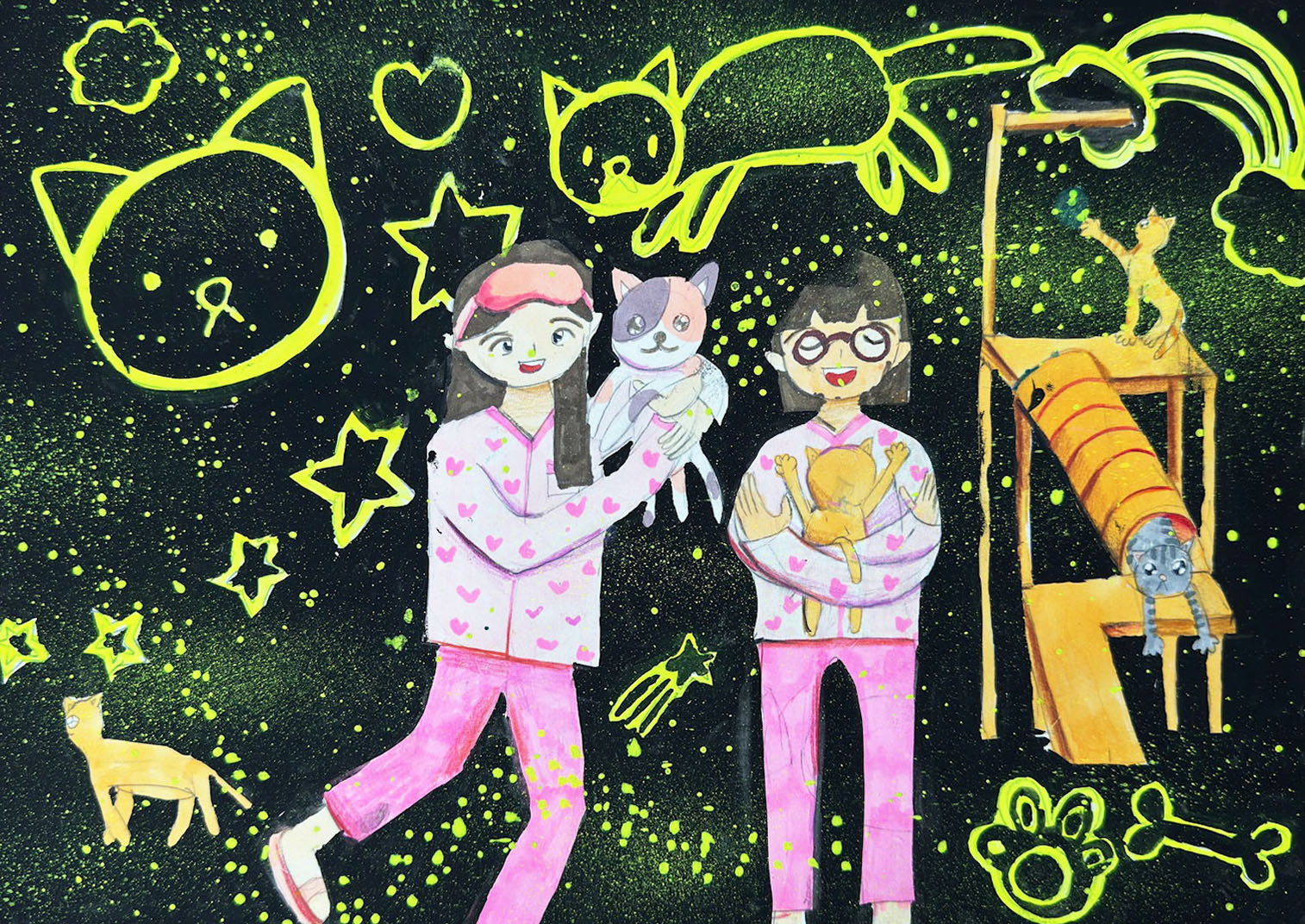 냥이별 친구들과 파자마파티♡ 썸네일