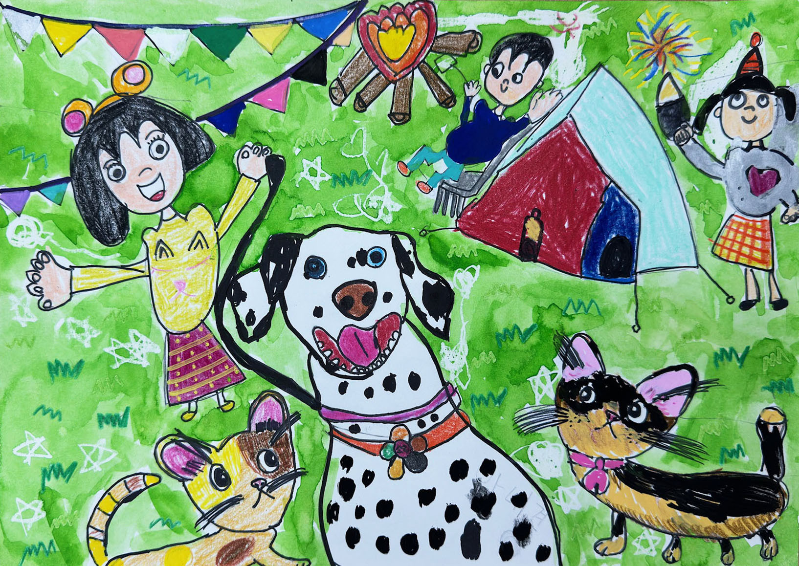 우리집 캠핑파티: 강아지, 집고양이, 그리고 떠돌이 친구 썸네일