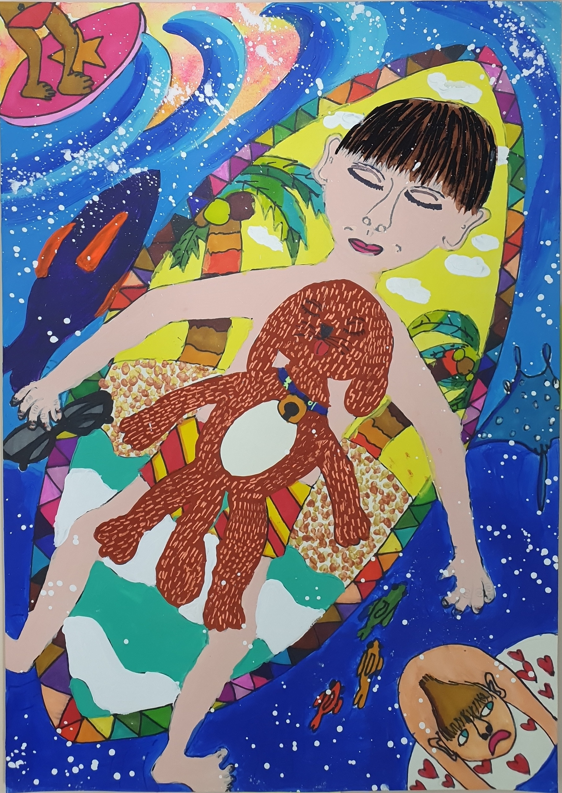 봄이와 함께한 편안한 바다 힐링 썸네일