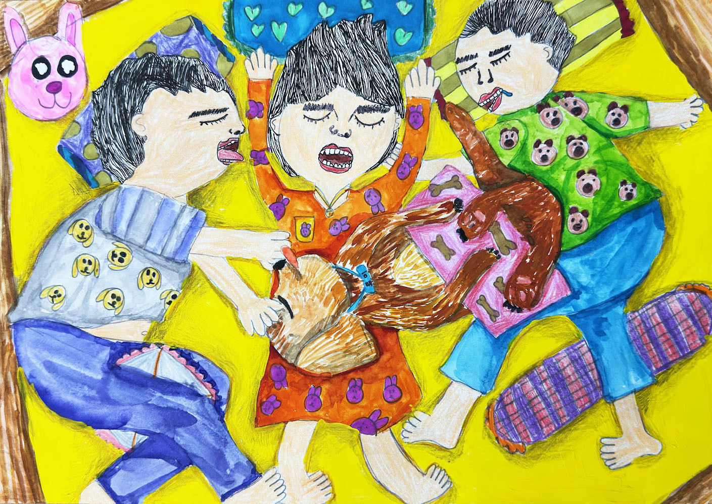 사남매의 행복한 낮잠시간 썸네일