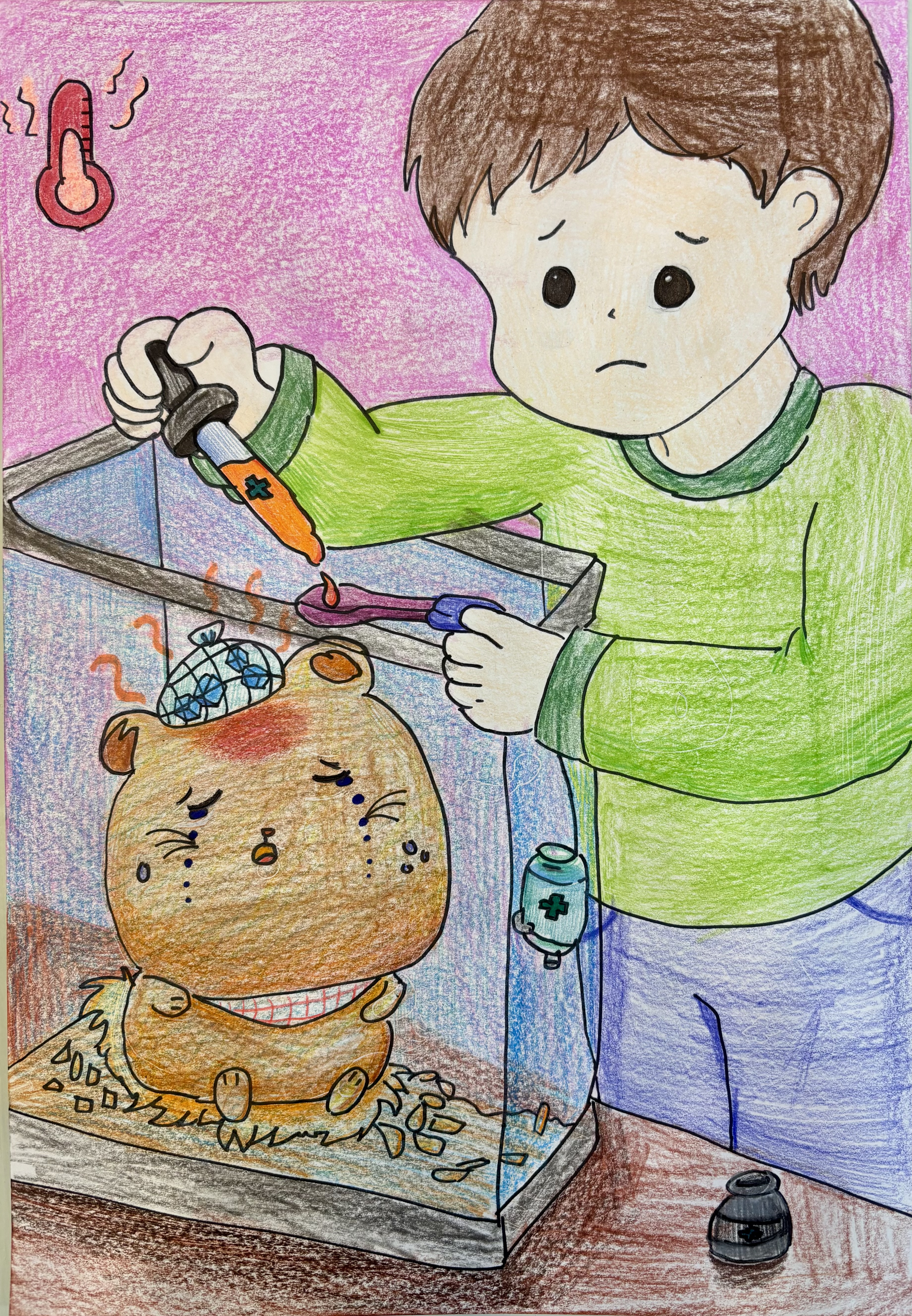 아픈 햄스터를 잘 돌봐줍시다 썸네일