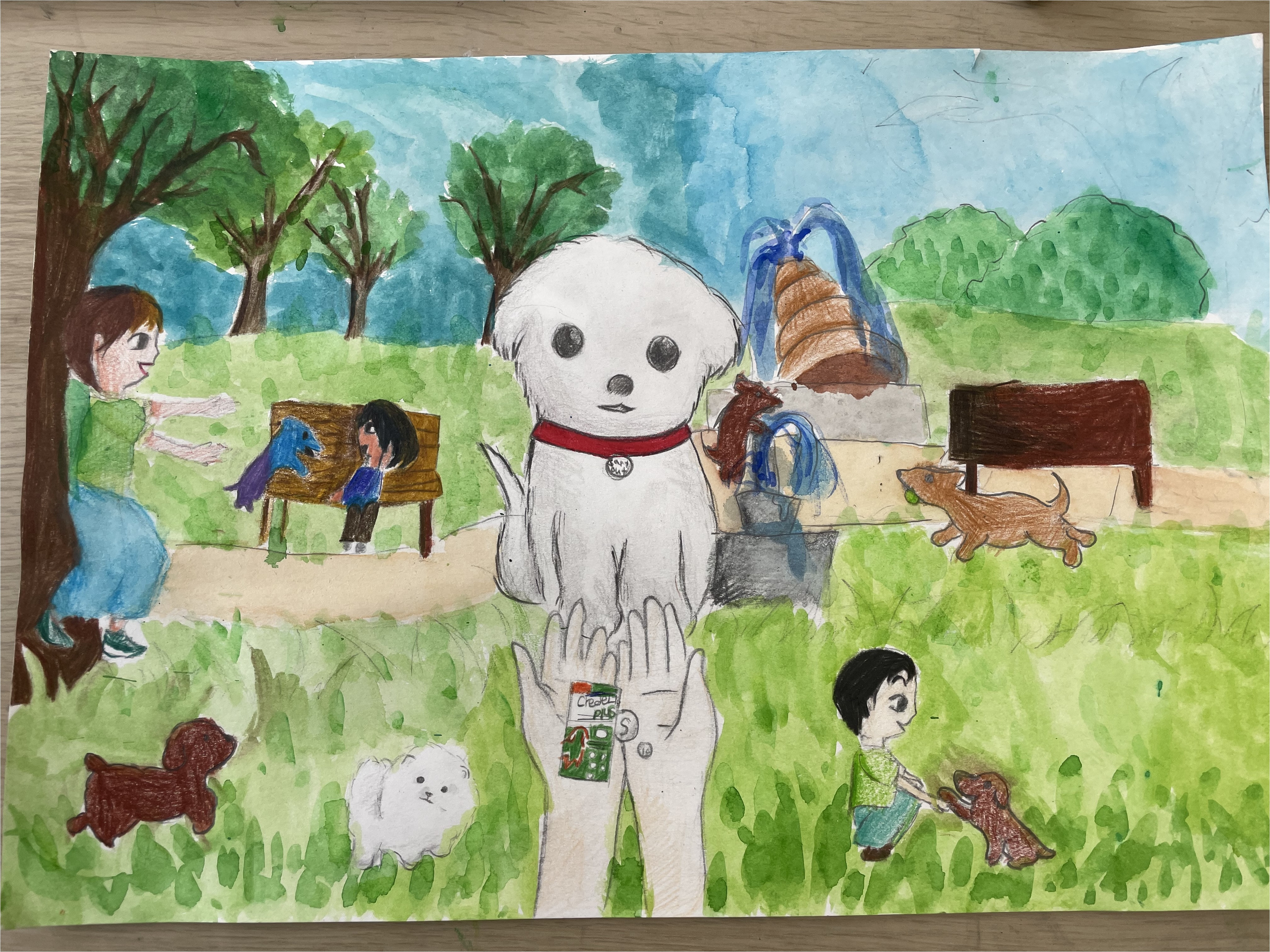 하얀 눈처럼 반짝이는 멍멍이 썸네일