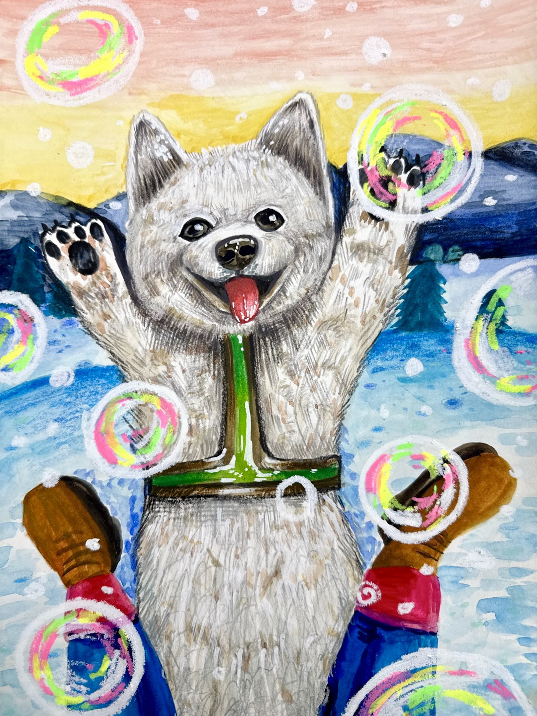 포리랑 썰매를 타요 썸네일