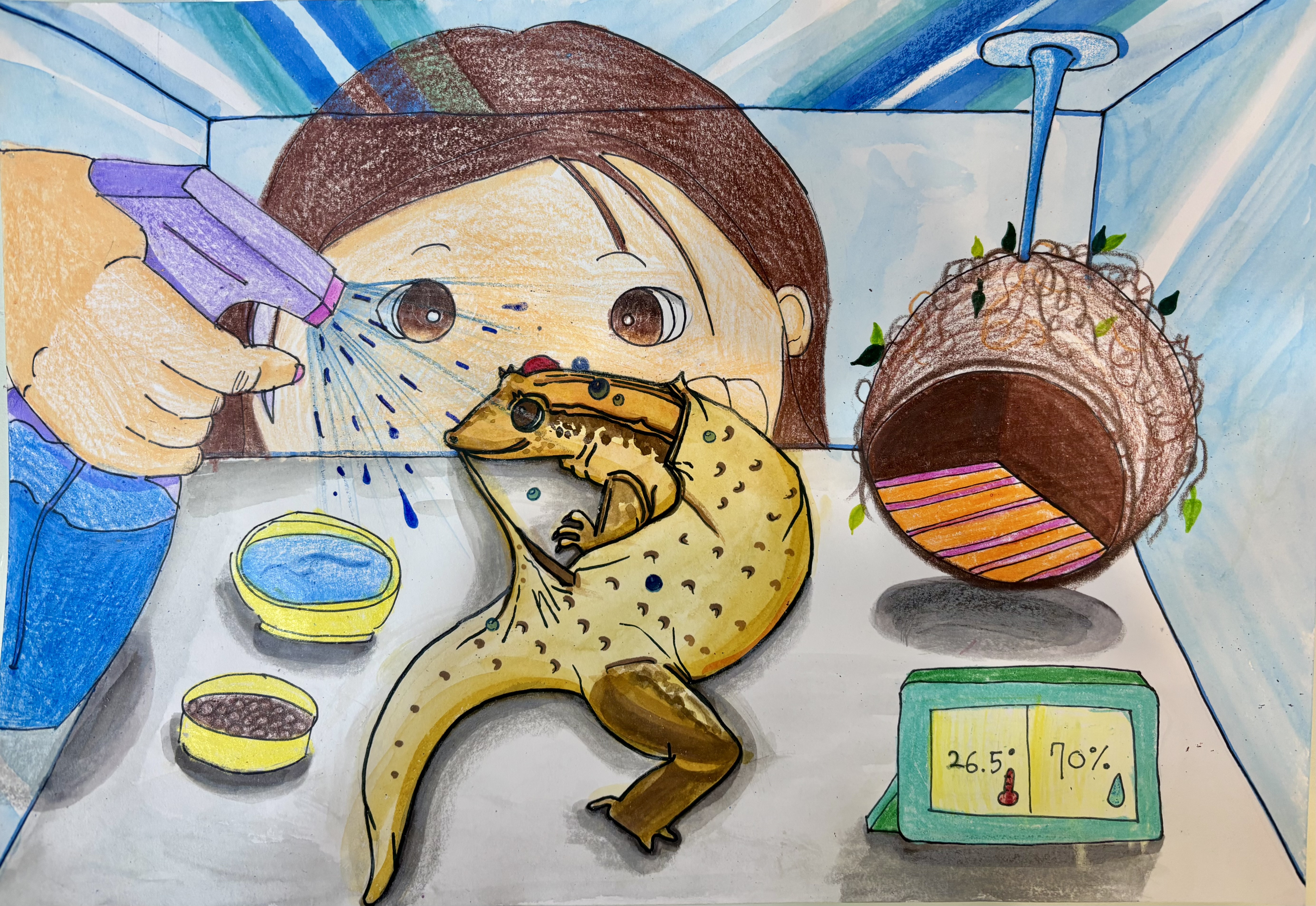 탈피하는 도마뱀 썸네일