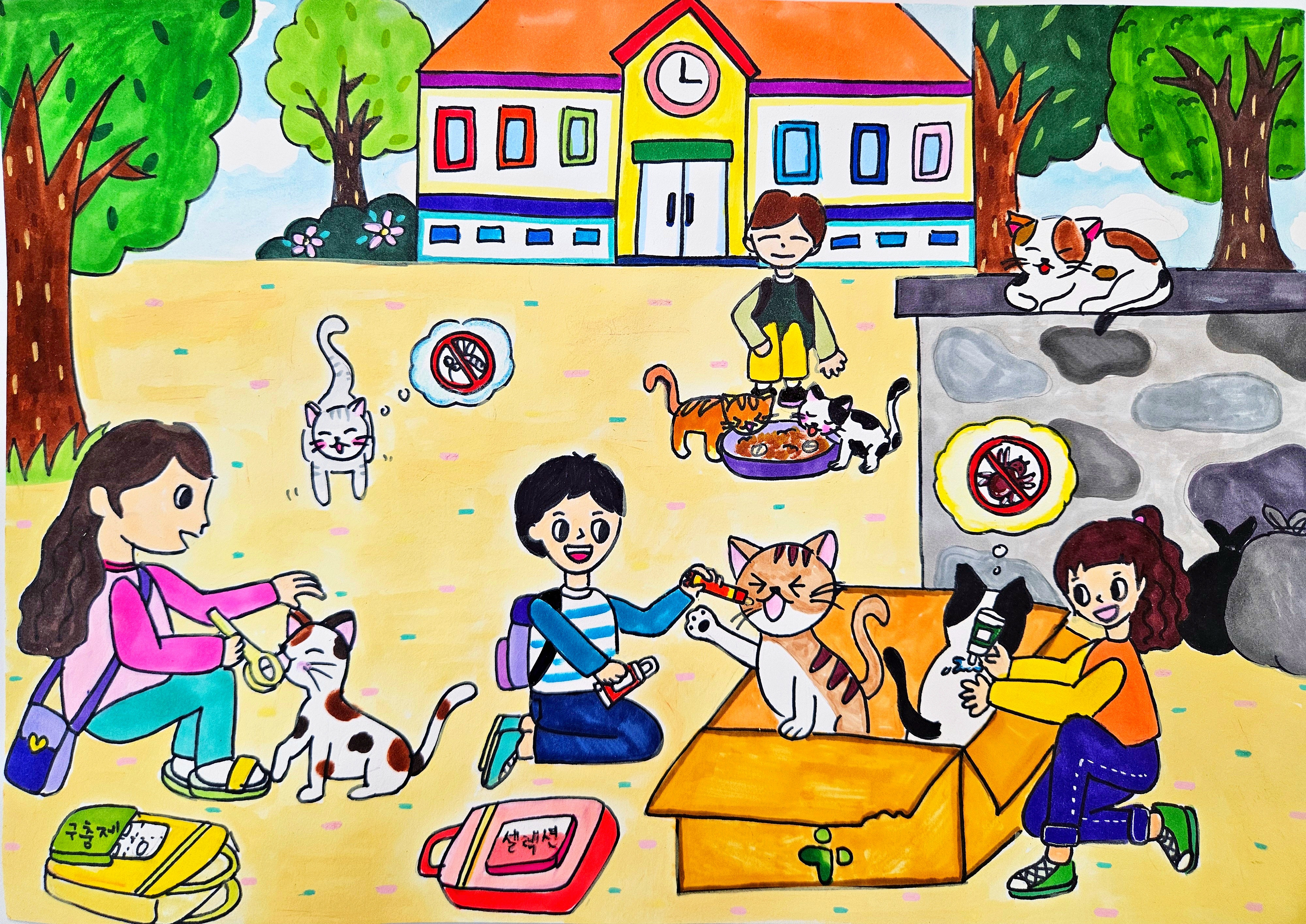 우리 학교 길냥이 가족의 건강 지킴이 썸네일