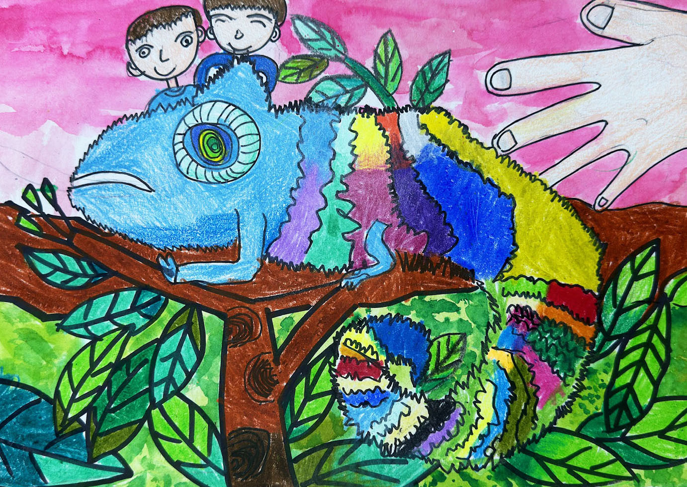 무지개 카멜레온 썸네일