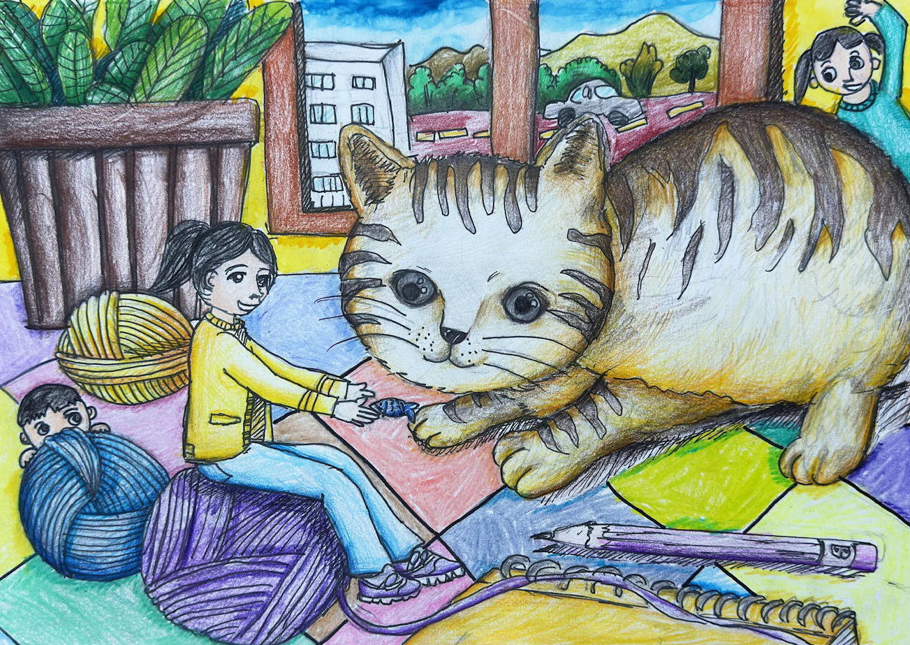 행복한 고양이 치즈 썸네일