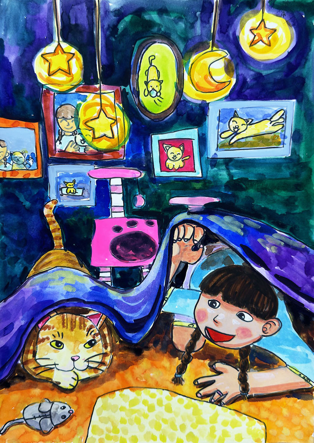 내가 좋아하는 고양이는 이불 동굴을 좋아해 썸네일