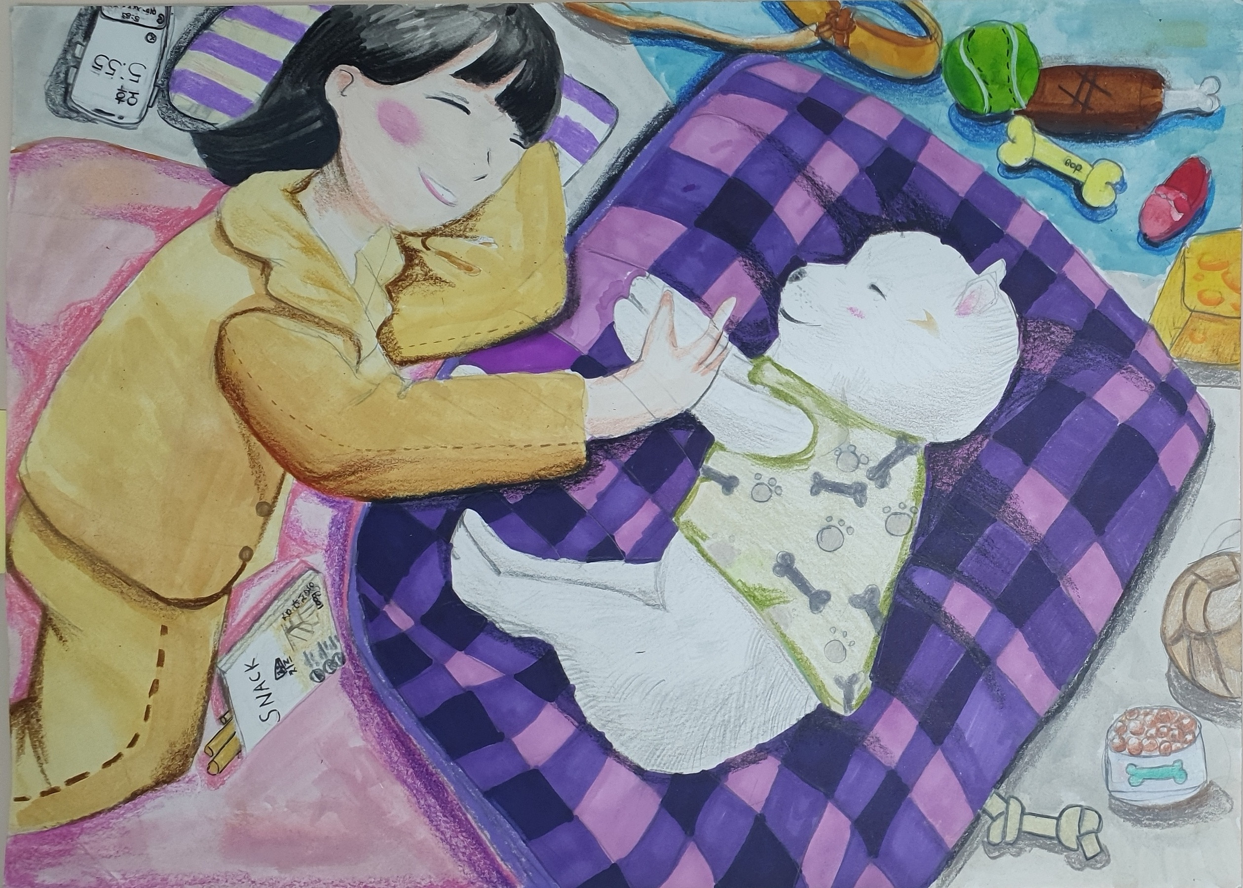 구름이와의 낮잠 썸네일