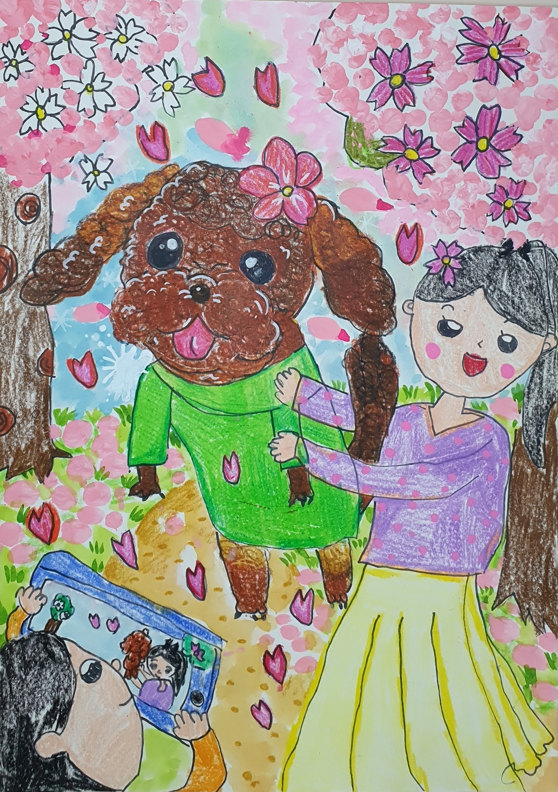 벚꽃길에서 썸네일